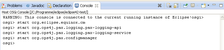Start logging bundles